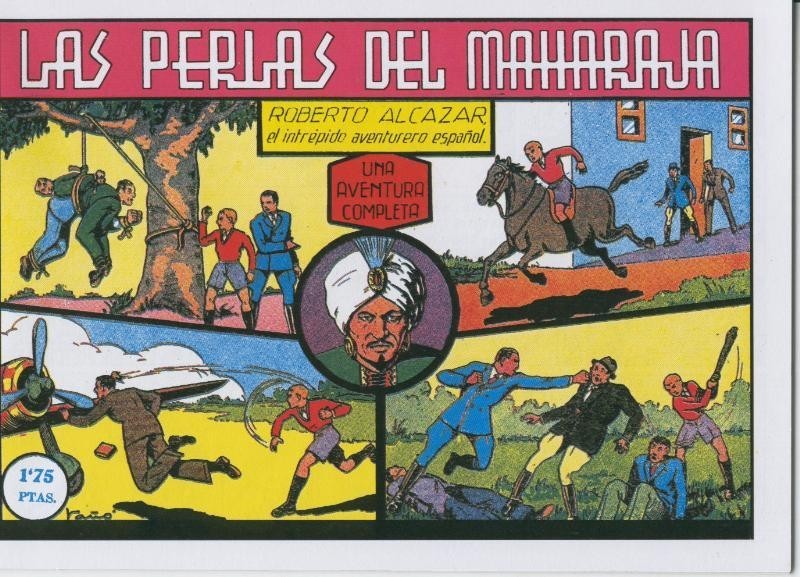 Roberto Alcazar y Pedrin facsimil numero 0036: Las perlas del maharaja