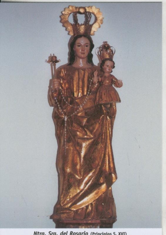 Postal 009908:  Virgen Ntra Sra del Rosario, iglesia Santo Domingo en Antequera, malaga