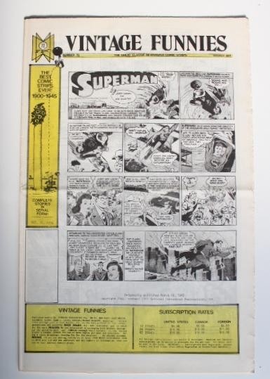 VINTAGE FUNNIES No.072 - The Great Classic Newspaper Comic Strips (1974)