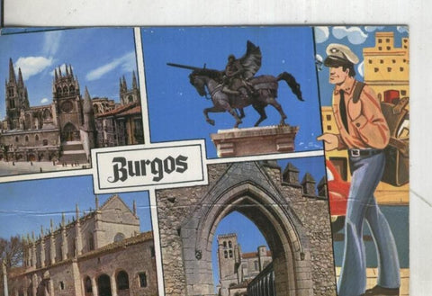 Postal 4438 : Burgos: Vistas varias