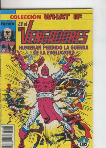 What If volumen 1 numero 08: Los Vengadores y La guerra de la evolucion