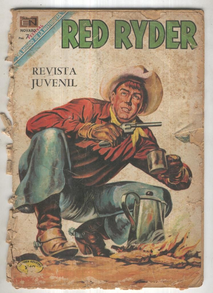 Red Ryder numero 207 ( portada rota, vieja y muy mal estado)