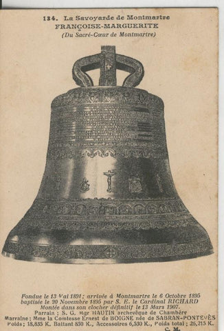 Postal 009047: La savoyarde de Montmatre