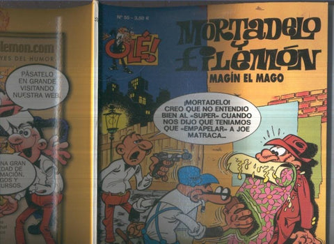 Ole numero 055: Mortadelo y Filemon: Magin el mago (numerado 2 en trasera)