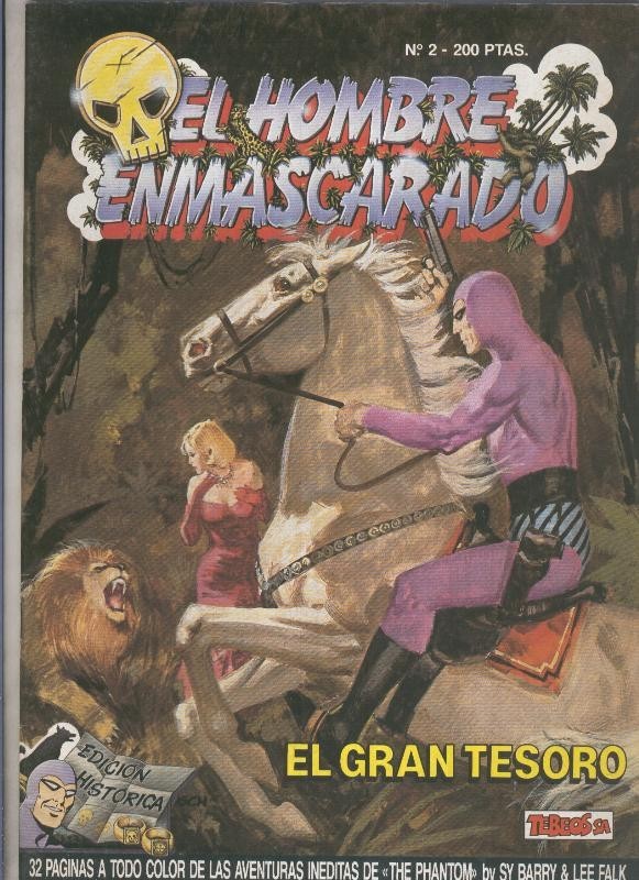 El Hombre Enmascarado numero 02 (numerado 2 en trasera)