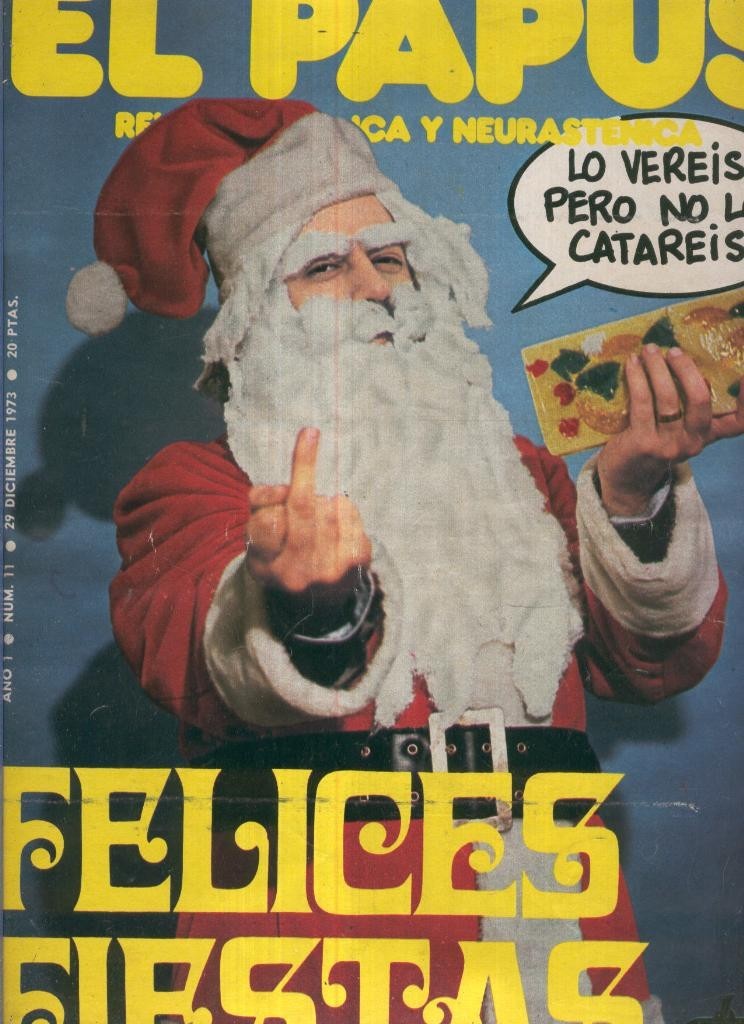 El Papus. Revista de humor numero 011. Felices Fiestas