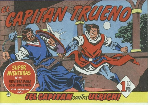 El Capitan Trueno facsimil numero 123: El Capitan contra Ulrich