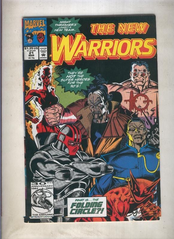 The New Warriors volumen 1 numero 021 (1992)