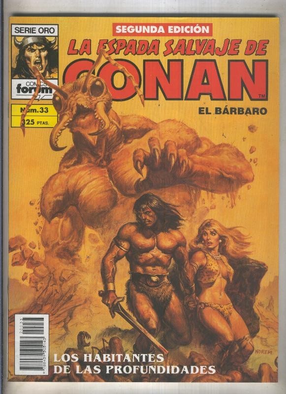 La Espada Salvaje de Conan volumen 1 segunda edicion numero 033 (numerado 2 en trasera) 