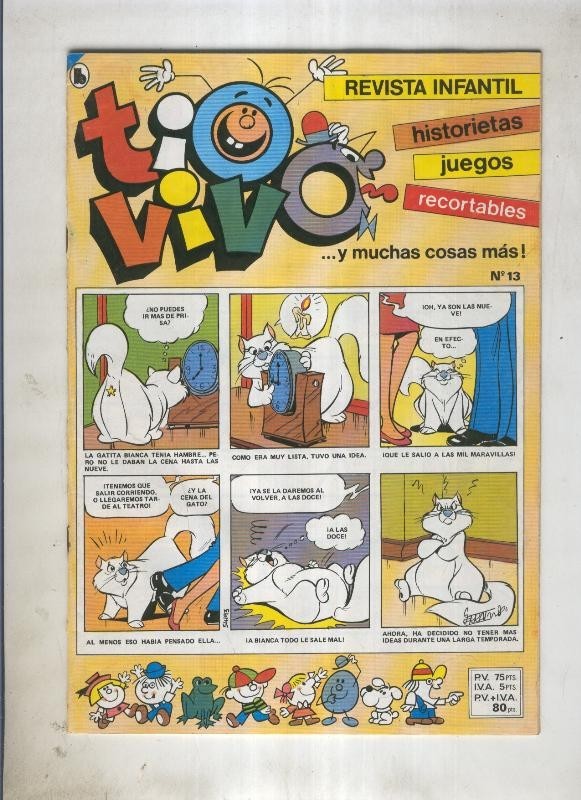 Tio Vivo tercera epoca (1985) numero 13 (numerado 5 en trasera)
