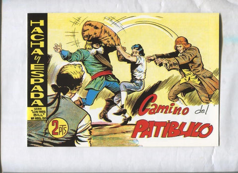 Facsimil: Hacha y Espada numero 27: Camino del patibulo