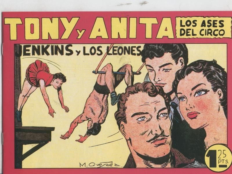 Tony y Anita facsimil numero 062: Jenkins y los leones