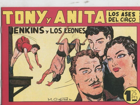 Tony y Anita facsimil numero 062: Jenkins y los leones