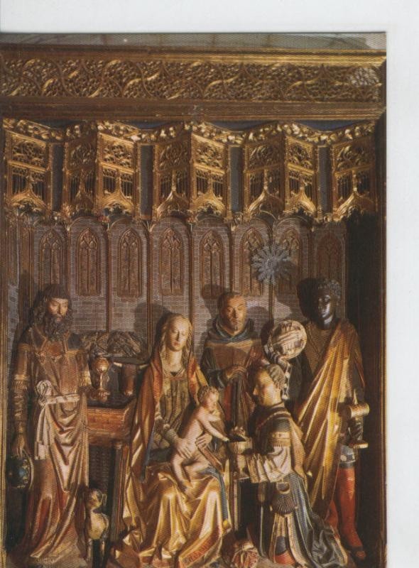 Postal Virgenes 1155 : Adoracion de los Reyes Magos