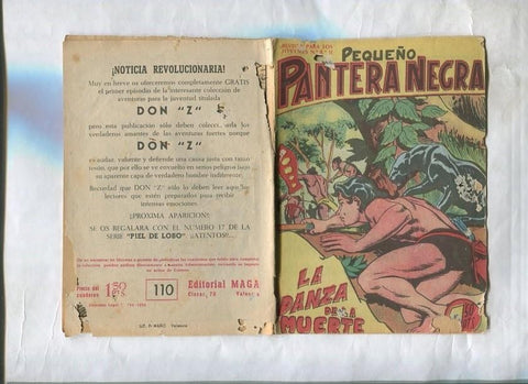 Pequeño Pantera Negra numero 110: La danza de la muerte