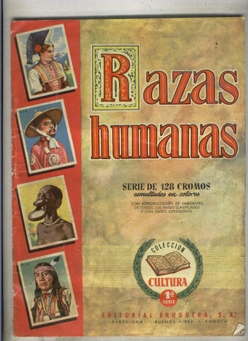 Album de Cromos: Razas humanas 