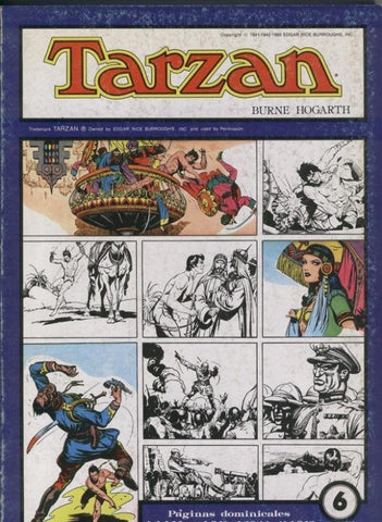 Tarzan volumen 6 (numerado 2 en interior cubierta)