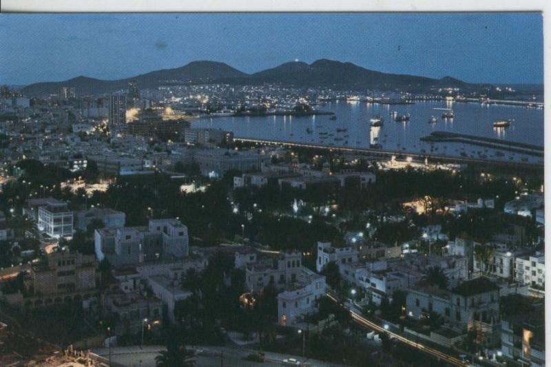 Postal 08127 :  Gran Canaria, vista nocturna