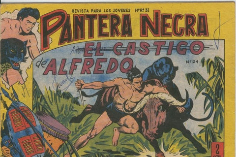 Pantera Negra numero 24: El castigo de Alfredo