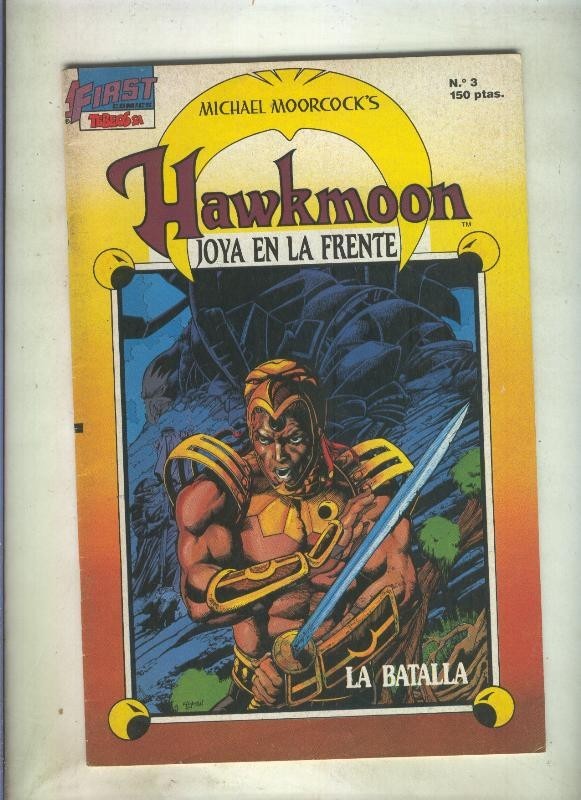 Hawkmoon numero 03: La batalla (numerado 1 en trasera)