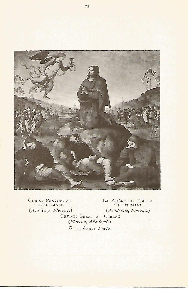Lamina 200: PERUGINO. Cristo rezando en Getsemani