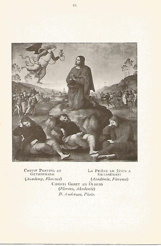 Lamina 200: PERUGINO. Cristo rezando en Getsemani