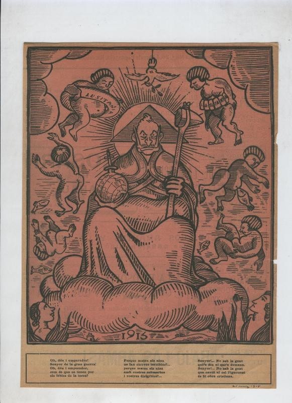 Ilustracion prensa 1915, Dali o similar