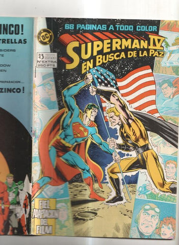Superman IV: En busca de la paz (numerado 08 en trasera)