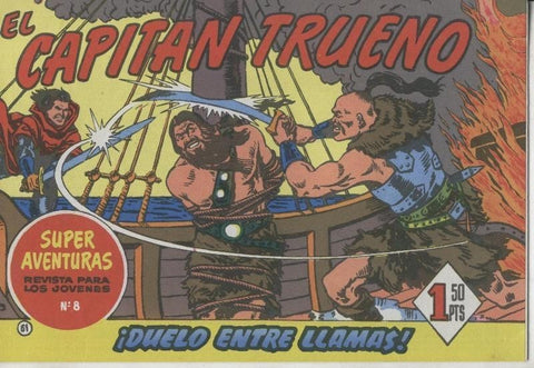 Fascimil: El Capitan Trueno numero 061: Duelo entre llamas