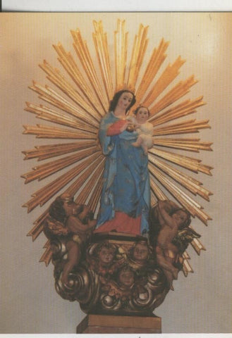 Postal 009234: Virgen Ntra Sra de los Angeles, patrona de Oliana, lerida