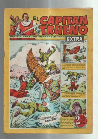 El Capitan Trueno Extra numero 062 (numerado 1 en trasera)