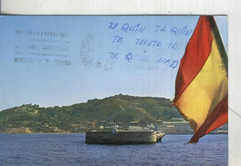 Postal 4497 : Muelle Alfau y Fortaleza del hacho en Ceuta