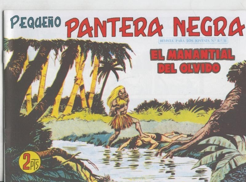Pequeño Pantera Negra, facsimil numero 274: El manantial del olvido