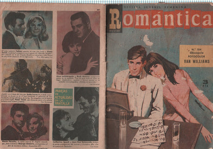 Romantica numero 184: Flash con Gina Lollobrigida, Sofia Loren, Rock Hudson, Jean Paul Belmondo, George Chakiris