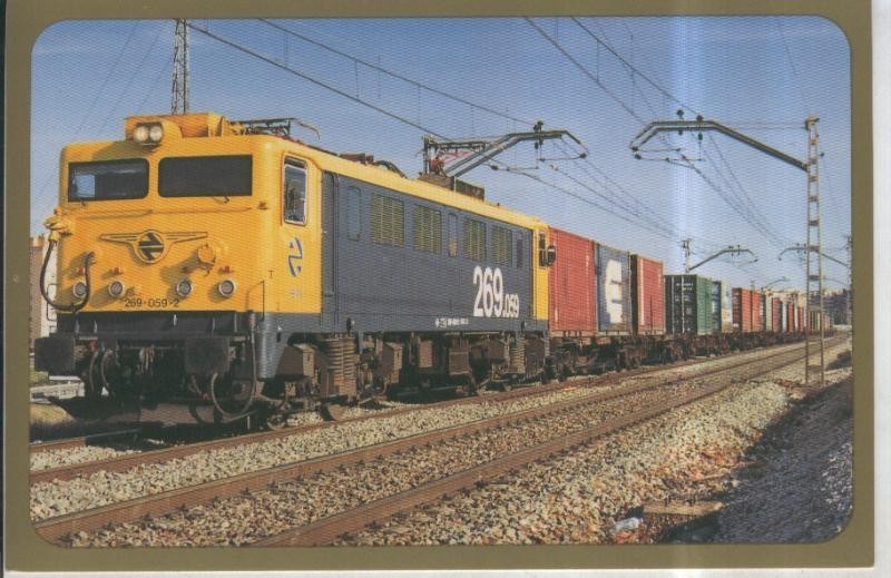 Postal 010892: Tren de mercancias, zaragoza 1997