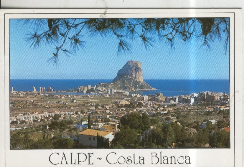 Postal 010404: Vista general Calpe en Alicante