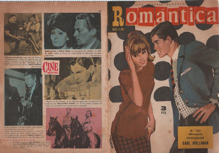 Romantica numero 232: cine con Claudia Cardinale, Sofia Loren, Peter Finch, Maximilian Shell, Lee Barker, Perre Brice, James Coburn
