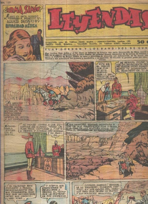 Leyendas Infantiles de Hispano Americana numero 139 (procede de tomo desencuadernado)