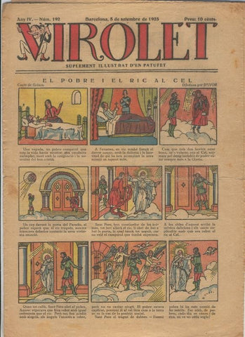 Virolet suplement illustrat d,en Patufet numero 192 del  5.09.1925