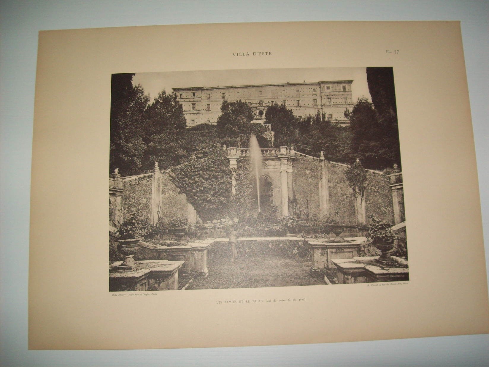 Lamina 1177: VILLA DESTE (TIVOLI). LES RAMPES ET LE PALAIS