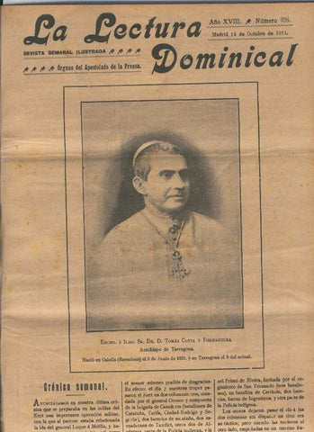 La lectura dominical numero 928 del 14.10.1911