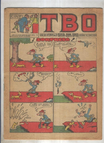 TBO numero 270: Sorpresa (Urda) (numerado 2 en trasera)