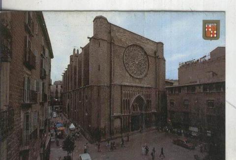 Postal 4628 : Iglesia Sta Maria en la Plaza del Pi de Barcelona