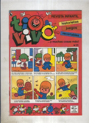 Tio Vivo tercera epoca (1985) numero 21 (numerado 6 en trasera)