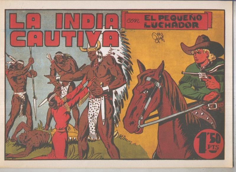 El Pequeño Luchador facsimil numero 009: La india cautiva