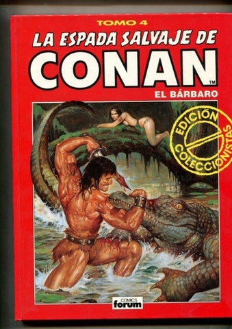 La Espada Salvaje de Conan edicion coleccionista tomo rojo numero 04