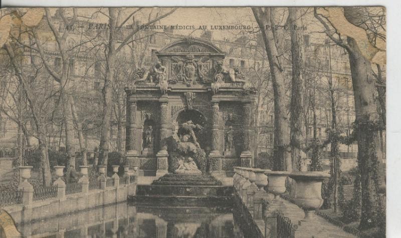 Postal 008863: Paris, La Fontaine Medicis au Luxembourg