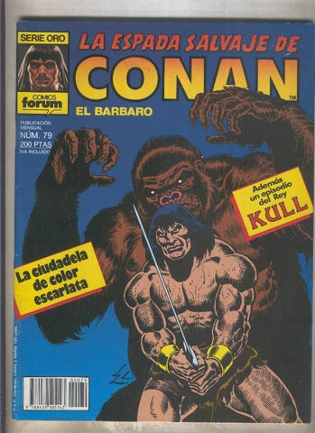 La Espada Salvaje de Conan primera edicion numero 079 (numerado 2 en trasera)