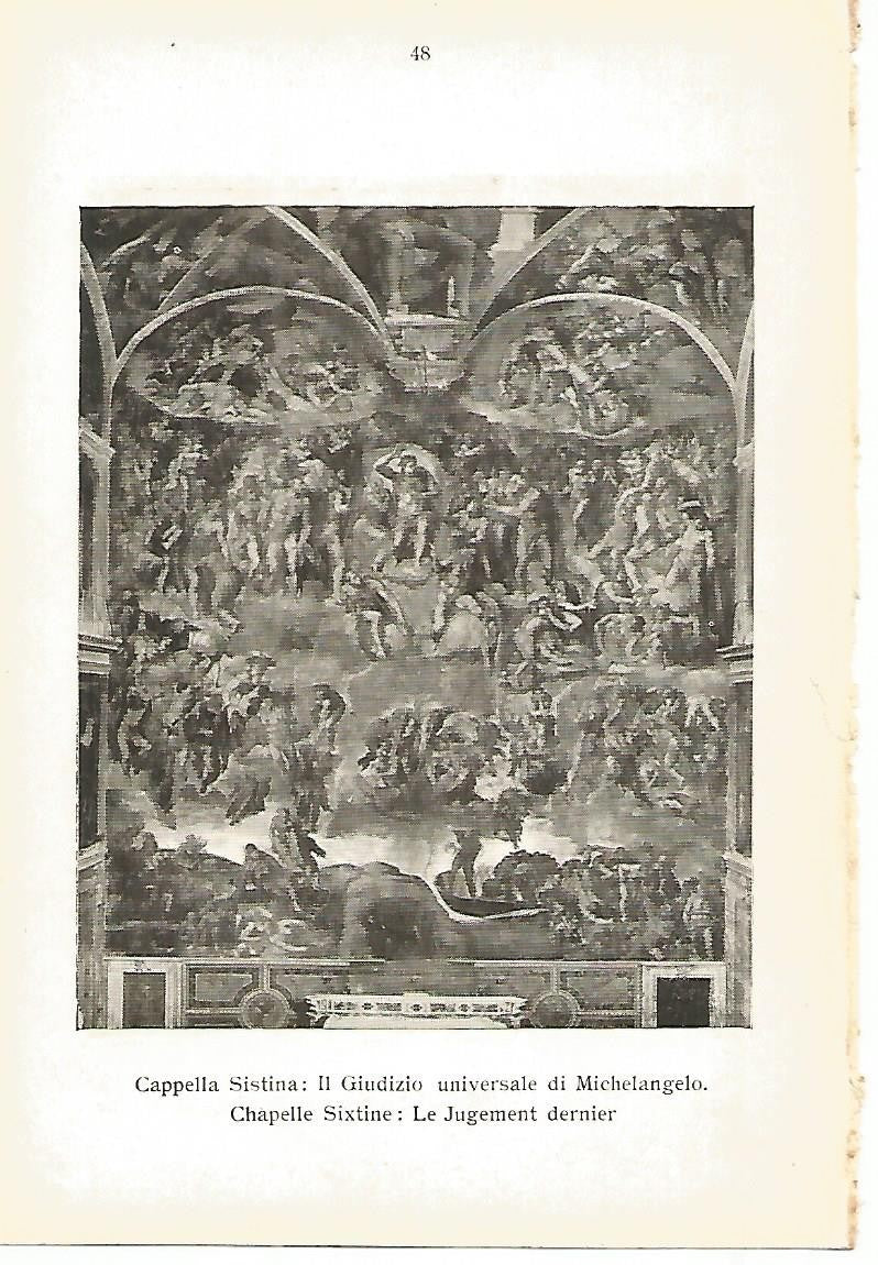 Lamina 793: VATICANO. El juicio universal de la Capilla Sixtina