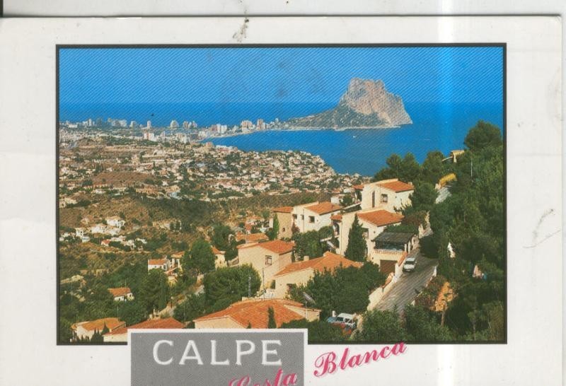 Postal 010410: Bella vista del Peñon de Ifach y de Calpe en Alicante
